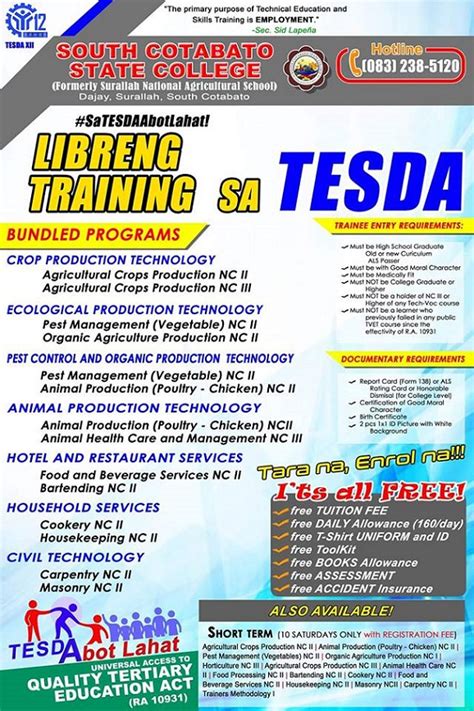 Here's a List of TESDA Courses offered 2024 (with Job Title) .